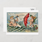 Vintage Ad Poster Briefkaart (Voorkant / Achterkant)