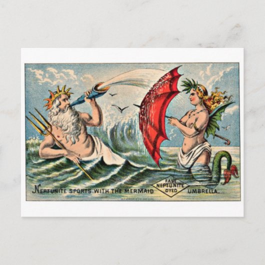 Vintage Ad Poster Briefkaart (Voorkant)