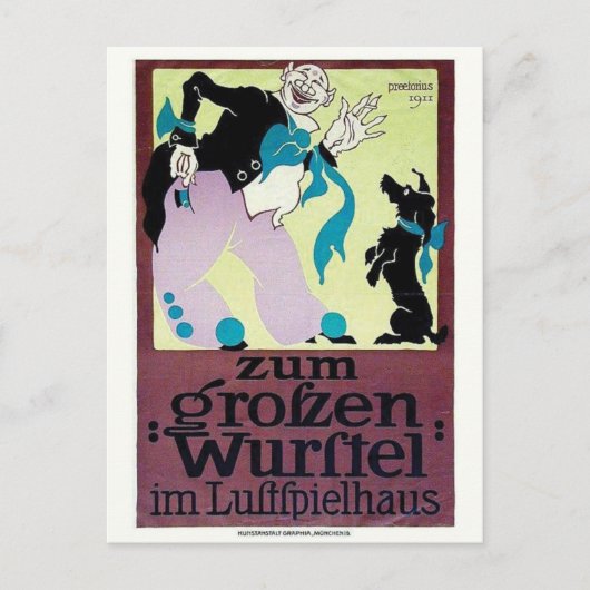 Vintage Ad Poster Briefkaart (Voorkant)