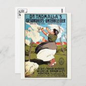 Vintage Ad Poster Briefkaart (Voorkant / Achterkant)