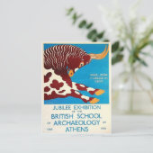 Vintage Ad Poster Briefkaart (Staand voorkant)