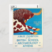 Vintage Ad Poster Briefkaart (Voorkant / Achterkant)