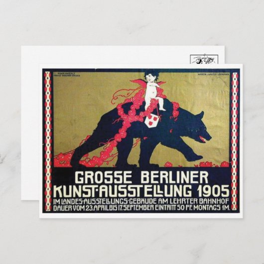 Vintage Ad Poster Briefkaart (Voorkant / Achterkant)