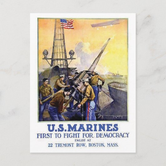 Vintage Ad Poster Briefkaart (Voorkant)