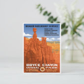 Vintage Ad Poster Briefkaart (Staand voorkant)