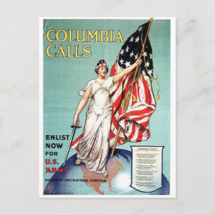 Vintage Ad Poster Briefkaart