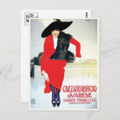 Vintage Ad Poster Briefkaart (Voorkant / Achterkant)