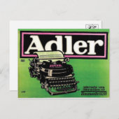 Vintage Ad Poster Briefkaart (Voorkant / Achterkant)