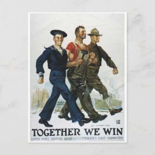 Vintage Ad Poster Briefkaart (Voorkant)