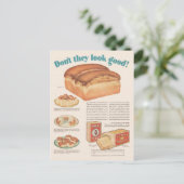 Vintage Ad Poster Briefkaart (Staand voorkant)