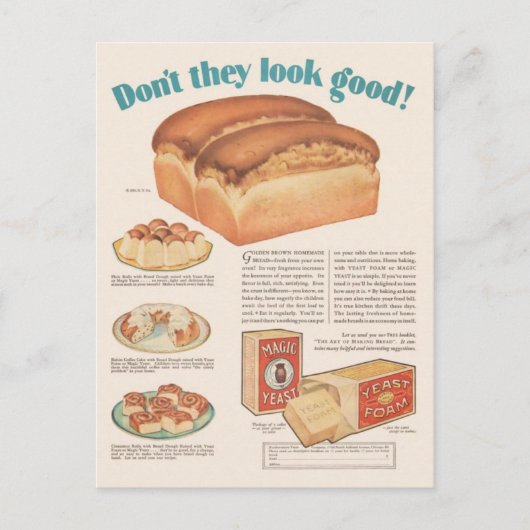 Vintage Ad Poster Briefkaart (Voorkant)