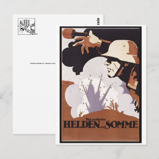 Vintage Ad Poster Briefkaart (Voorkant / Achterkant)