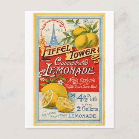 Vintage Ad Poster Briefkaart (Voorkant)