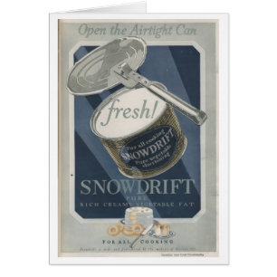 Vintage Ad - Snowdrift Vegetable Shortening