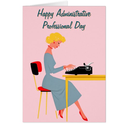 Vintage Administrative Assistant – Retro Office (Devant)