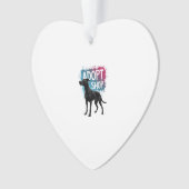 Vintage Adoptez Ne Faites Pas D'Achats Chien Graff (devant)