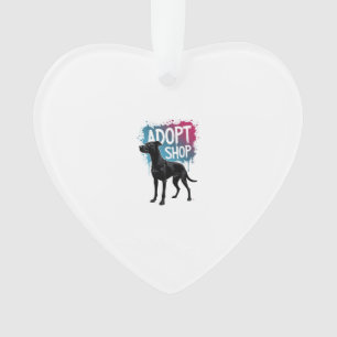 Vintage Adoptez Ne Faites Pas D'Achats Chien Graff