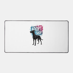 Vintage Adoptez Ne Faites Pas D'Achats Chien Graff