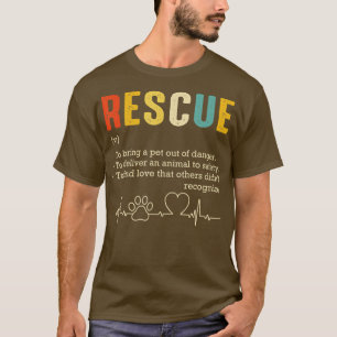 Vintage Adoptie Cat Rescue Women Men Cat Mom Cat T-shirt
