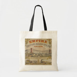 Vintage advertentie voor Empire Sewing Machine Co. Tote Bag