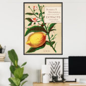 Vintage : adverteren voedsel - poster (Thuiskantoor)