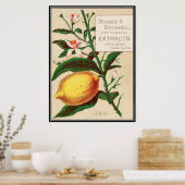 Vintage : adverteren voedsel - poster (Keuken)