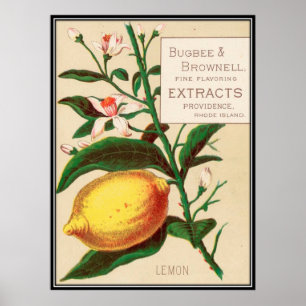 Vintage : adverteren voedsel - poster