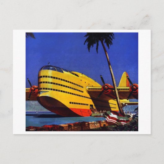 Vintage Aero Briefkaart (Voorkant)