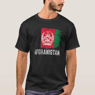Vintage Afghanistan Flag For Afghan T-shirt