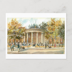 Vintage Aken Duitsland Elisenbrunnen Briefkaart