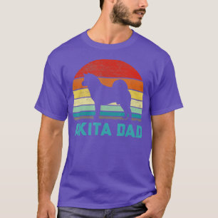 Vintage Akita Dad - Hondenliefhebber T-shirt