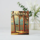 Vintage Alabama Briefkaart (Staand voorkant)