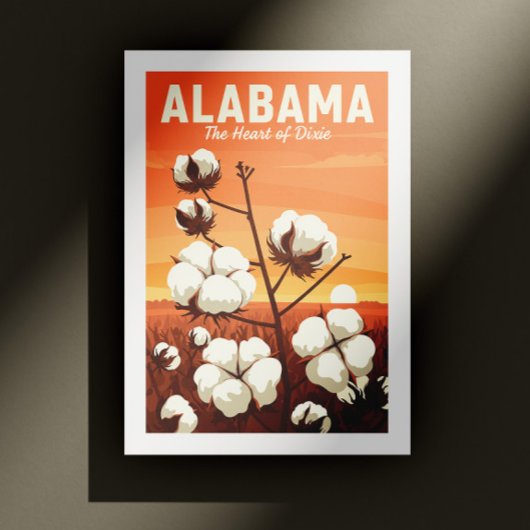 Vintage Alabama Briefkaart