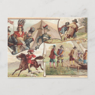Vintage Alabama Briefkaart