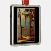 Vintage Alabama Metalen Ornament (Rechts)