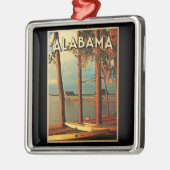 Vintage Alabama Metalen Ornament (Links)