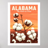 Vintage Alabama Poster (Voorkant)