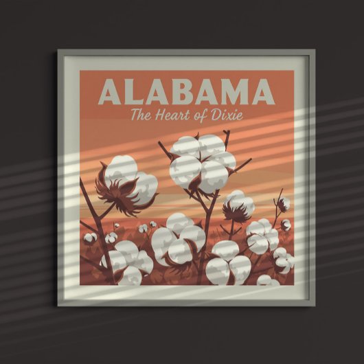 Vintage Alabama Poster