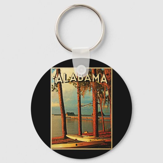 Vintage Alabama Sleutelhanger (Voorkant)