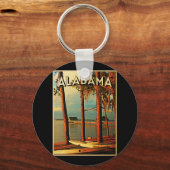 Vintage Alabama Sleutelhanger (Voorkant)