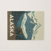 Vintage Alaska Wilderness Travel Legpuzzel (Horizontaal)