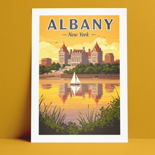 Vintage Albany New York Briefkaart