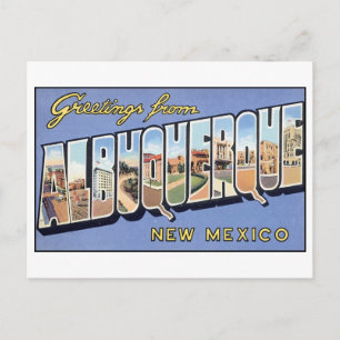 Vintage Albuquerque Briefkaart