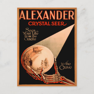 Vintage Alexander Seer Poster Briefkaart