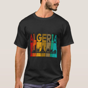 Vintage Algerije Ik Hou Van Algerije Kaart Algerij T-shirt
