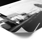 Vintage Algerije - straatbouw Algiers Poster (Hoek)