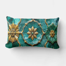 Vintage Algerijnse Turquoise Keramische Kunst Kuss
