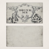 Vintage Alice au pays des merveilles Cartes Mariag (Devant & derrière)