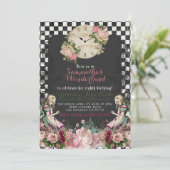 Vintage Alice au pays des merveilles Invitation d' (Debout devant)