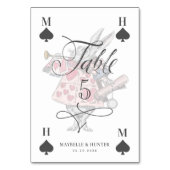 Vintage Alice au pays des merveilles Rabbit Carte (Par défaut)